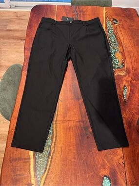 NWT Fabletics Mens The Don pant classic fit black 38x32